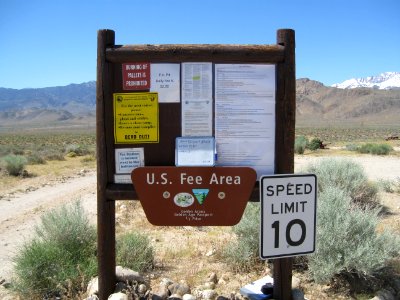 Sign at Pleasant Valley Campground photo