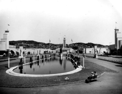 109; Main Reflecting Pool, Centennial Avenue, Centennial Exhibition - Circa 1940