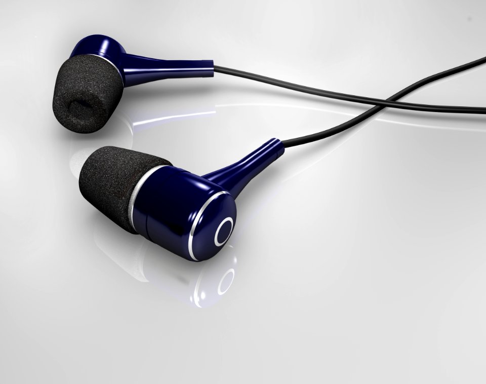 Earphone Blue photo