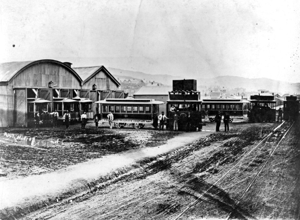 123; Wellington Tramways Company , Newtown Tram Sheds - 1879