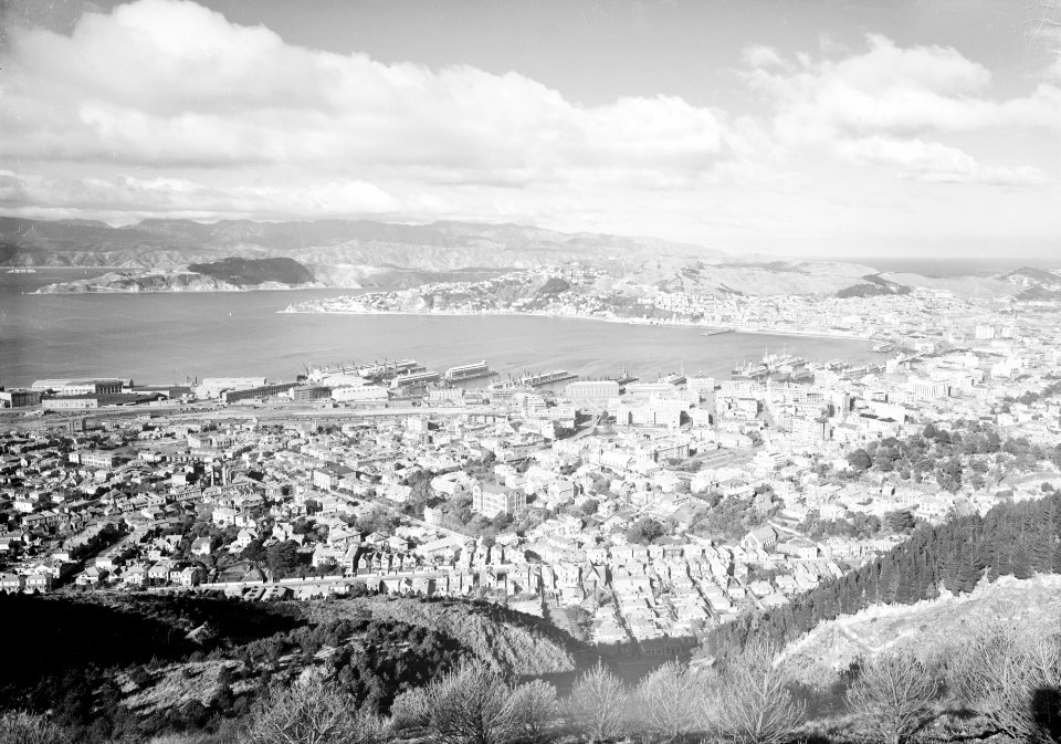 17; Elevated view of Thorndon and Lambton - Circa 1932