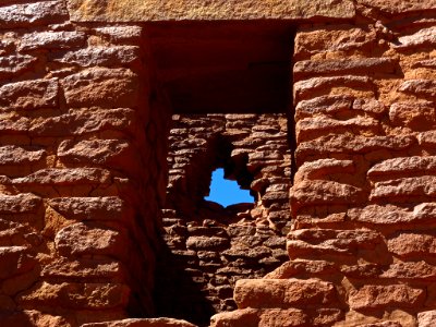 Wukoki Pueblo Ruin at Wupatki NM in AZ