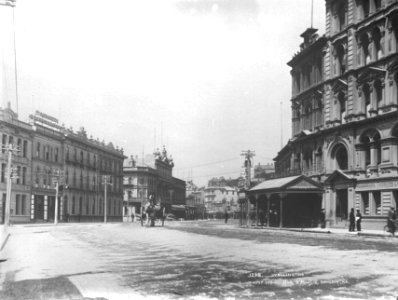 5; Lambton Quay - 1903 - Glass Plate Negative