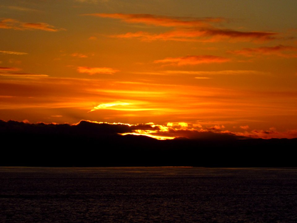 Sunrise at Columbia River