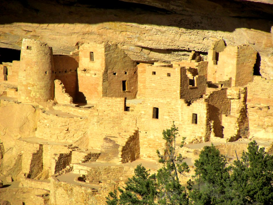 Cliff Palace at Mesa Verda NP in CO