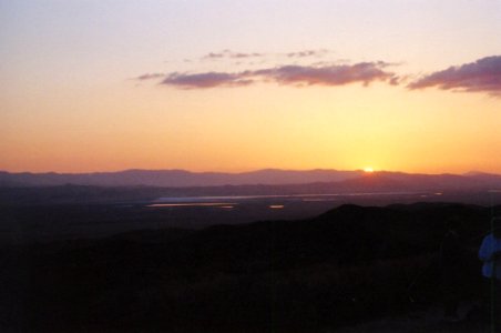 Sunset from Carker Springs Summit by Esther Livingston