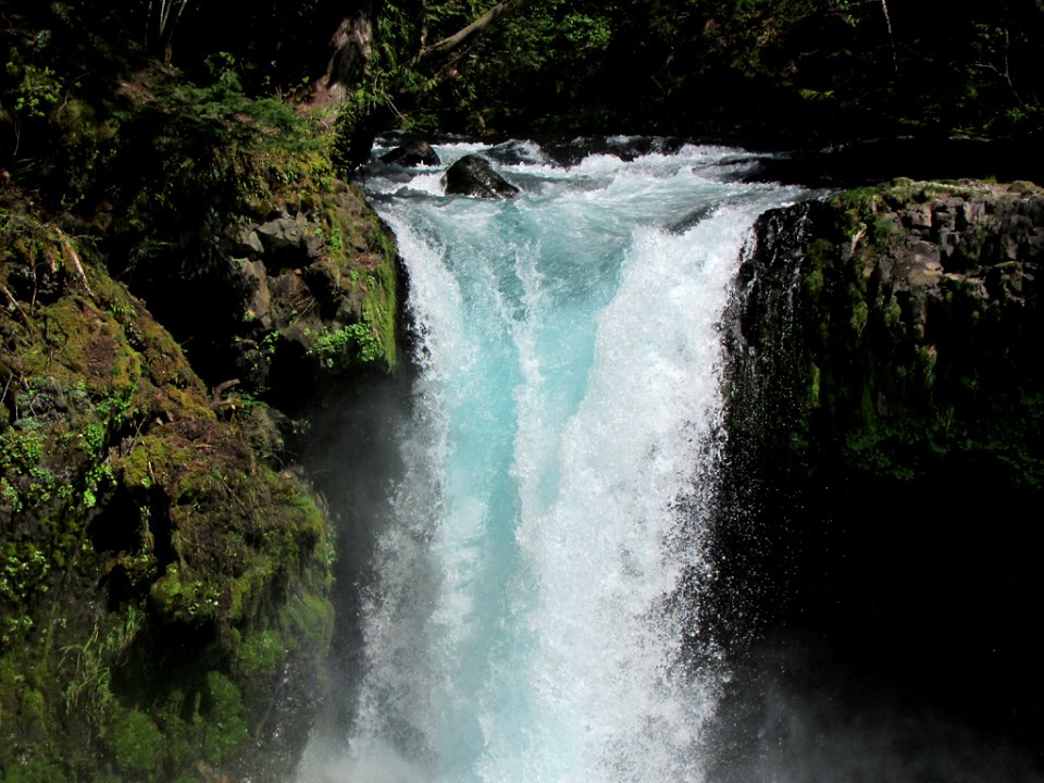 Spirit Falls Trail on Little White Salmon River in WA