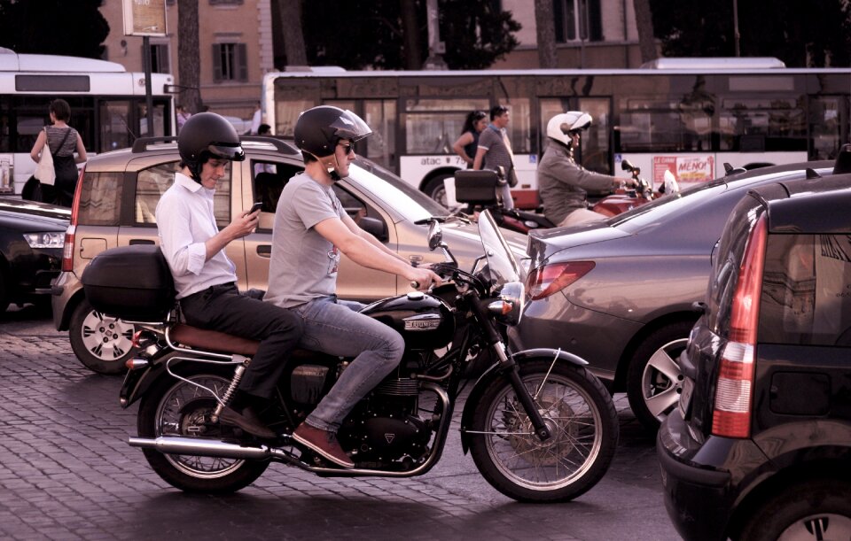 Traffic city streets