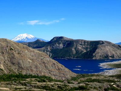 Mt. Adams and Spirit Lake in Washington