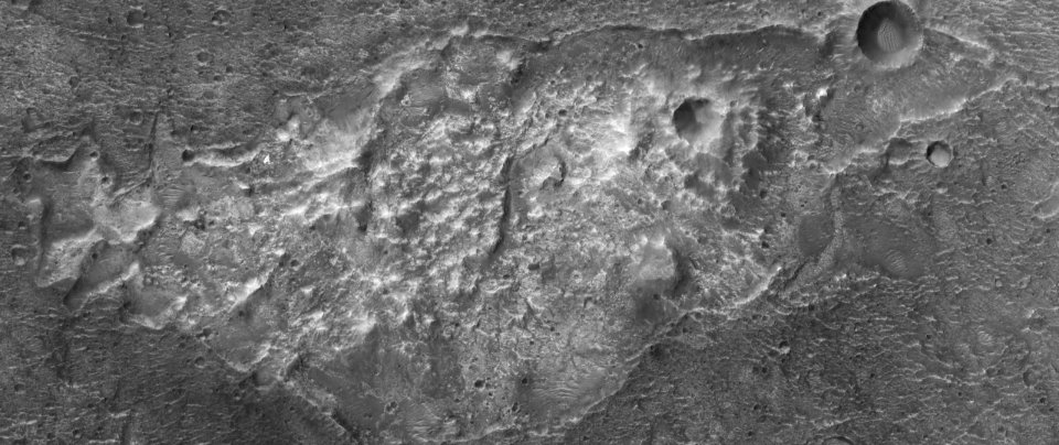 Strong Clay Mineral Detection in a Complex Crater