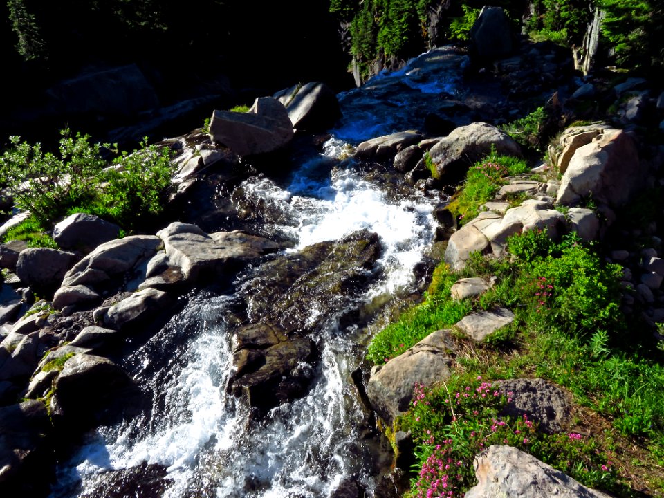 Myrtle Falls at Mt. Rainier NP in WA