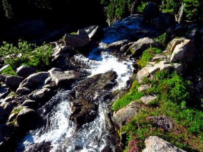 Myrtle Falls at Mt. Rainier NP in WA
