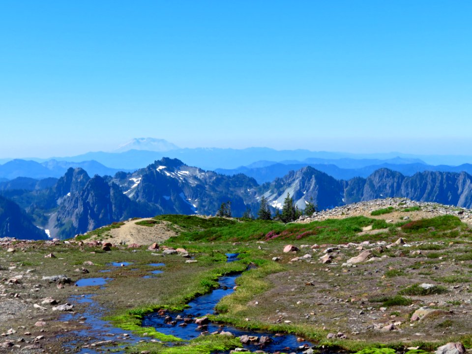 Skyline Trail at Mt. Rainier NP in WA
