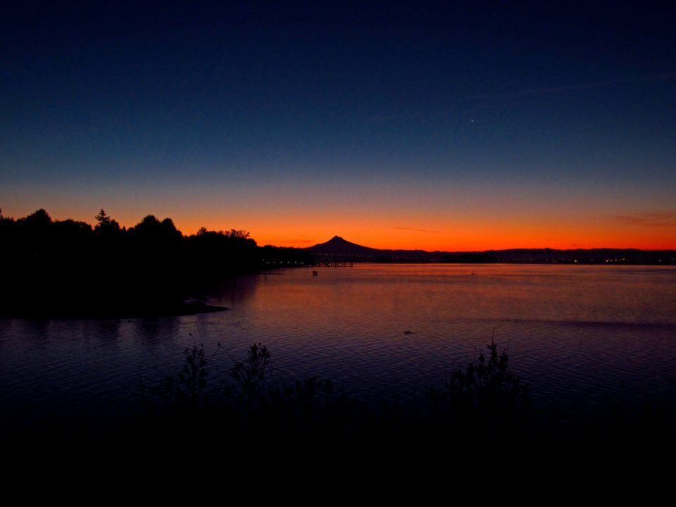Sunrise at Columbia River in Vancouver, WA