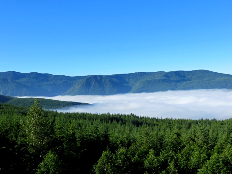 Morning Clouds at Mt. St. Helens NM in Washington