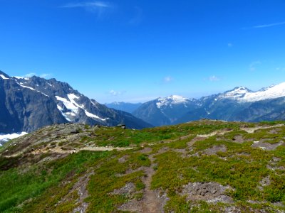 Cascade Pass Trail at North Cascades NP in WA