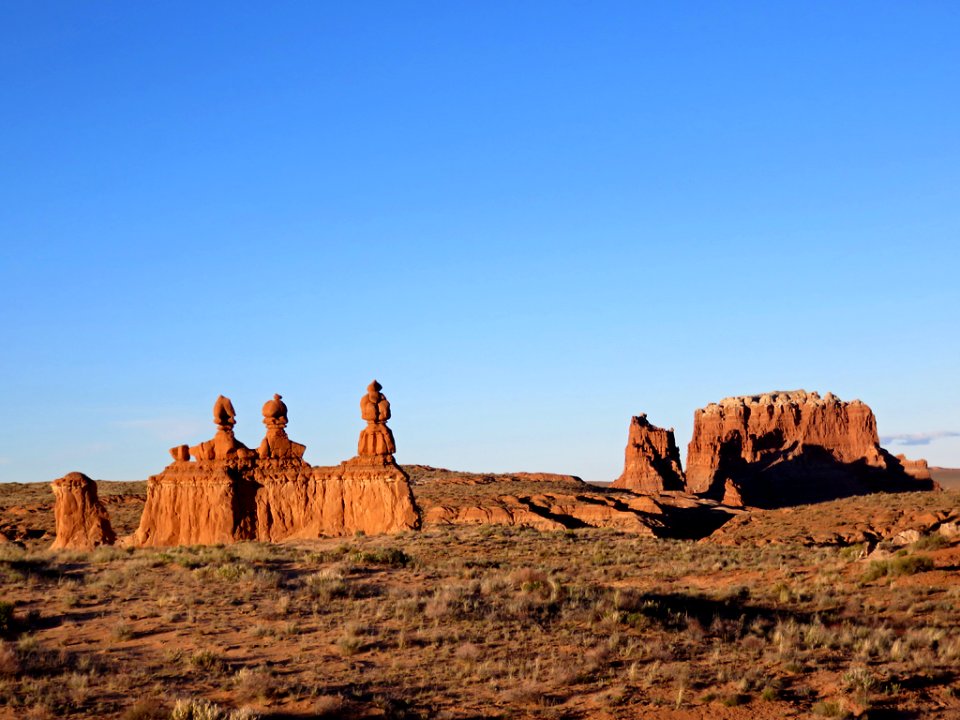 Sunset at Goblin Valley SP in UT