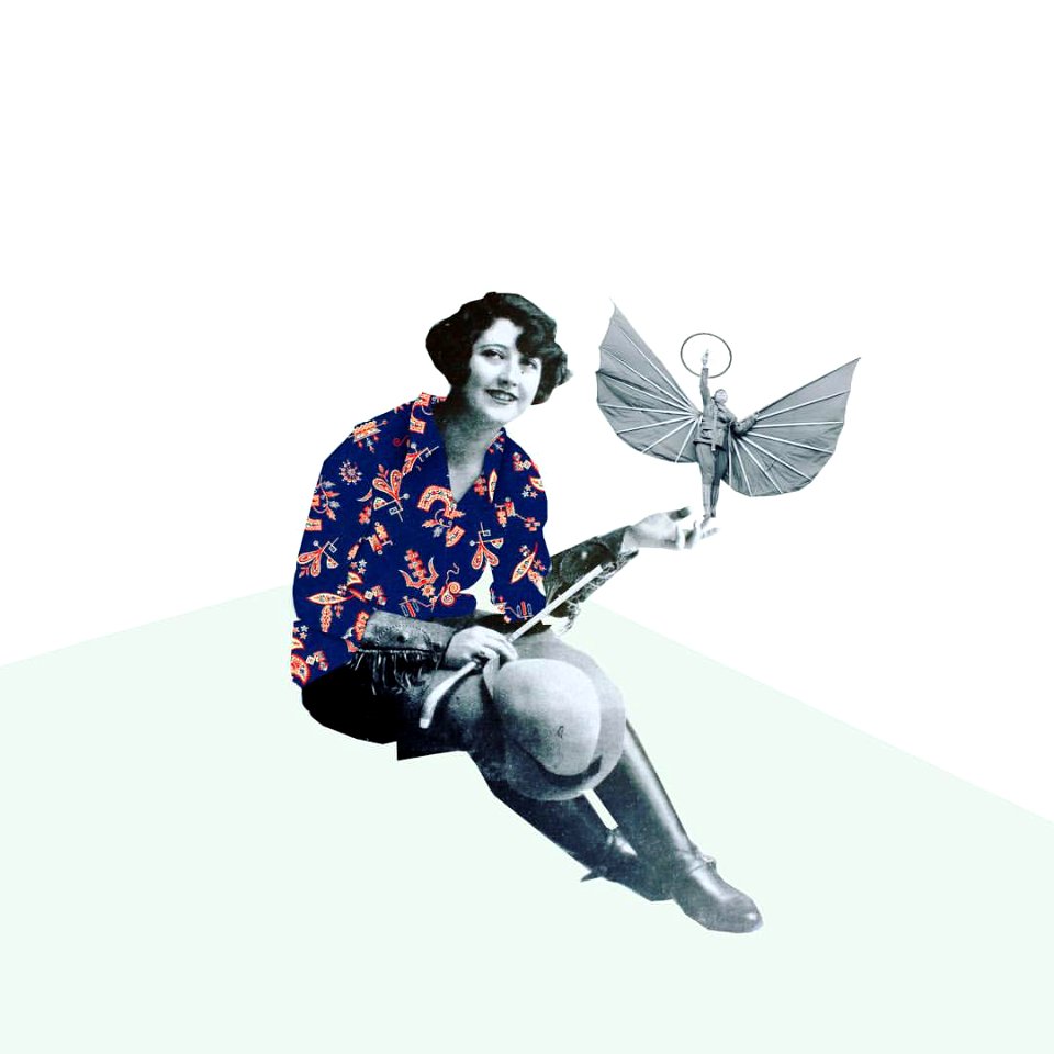 The Butterfly Coach. #contemporarycollage #fabacollagemag #c expo #collage #ginexín #yeswecut #Collageconcanciones #butterflyandhurricanes