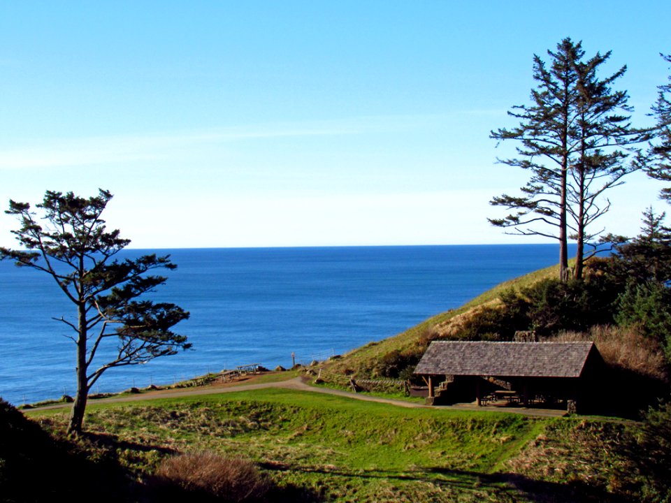 Ecola State Park at Pacific Coast in OR