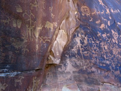 Petrogylphs at Canyonlands NP in Utah
