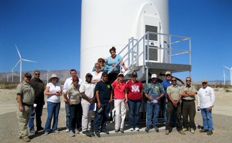 BLM Tour at Ocotillo Wind Facility