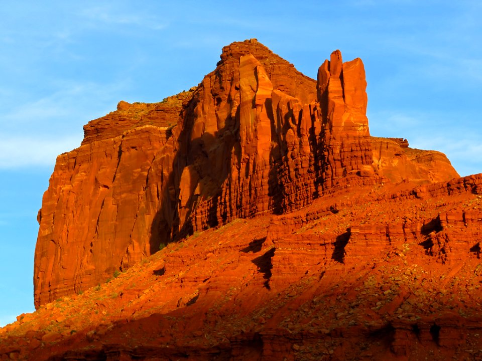 Sunset on Navajo Land at Arizona / Utah Border