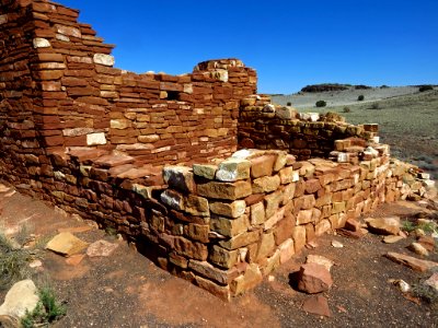Lomaki Pueblo Ruin at Wupatki NM in AZ