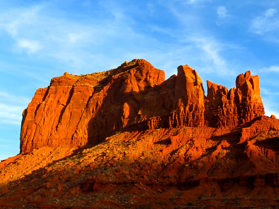 Sunset on Navajo Land at Arizona / Utah Border