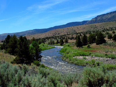 John Day River in Central Oregon photo
