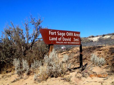 Wildfire at the Fort Sage OHV Area in the Eagle Lake Field Office