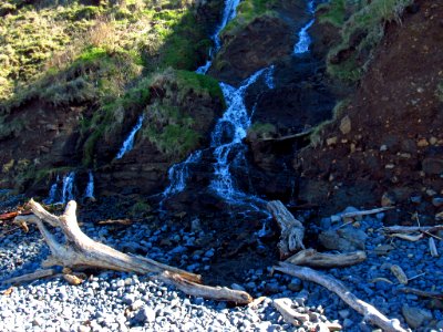 Waterfall at Pacific Coast in OR