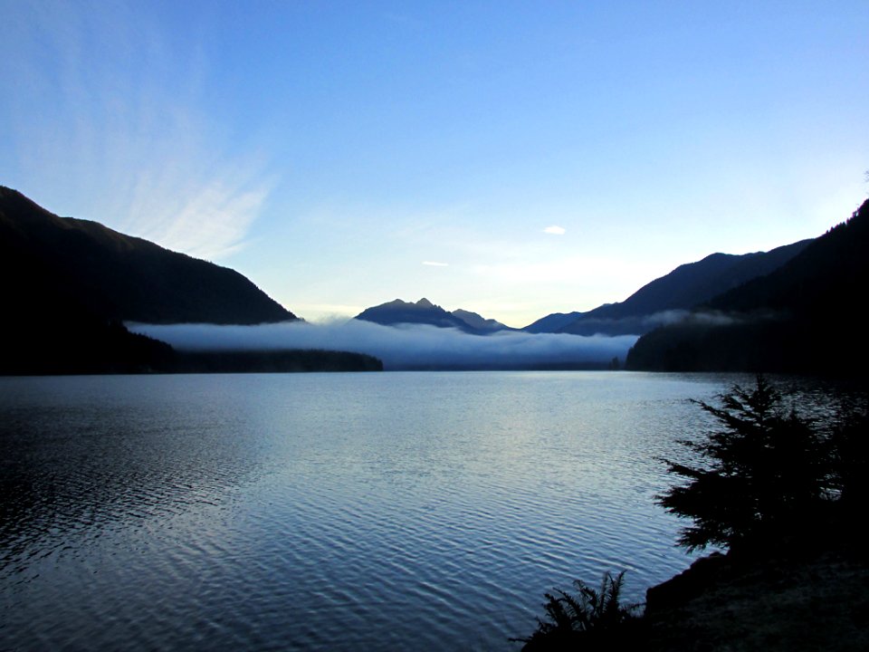 Lake Crescent at Olympic NP in WA photo