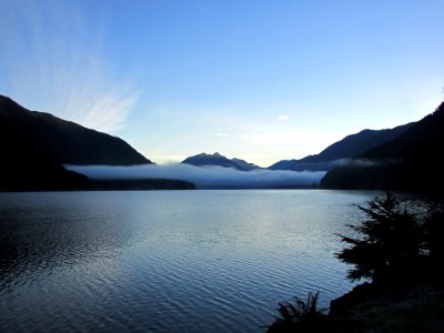 Lake Crescent at Olympic NP in WA
