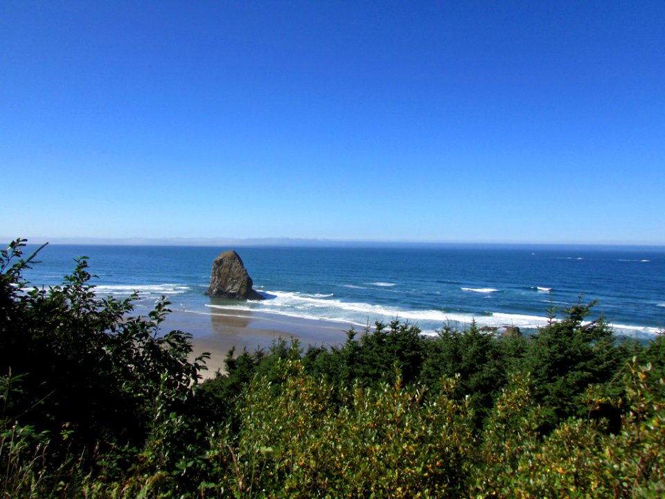 Cannon Beach at Pacific Coast in OR