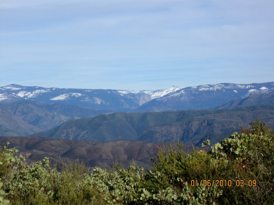 Yosemite from Telegraph Hill Road in Mother Lode Field Office