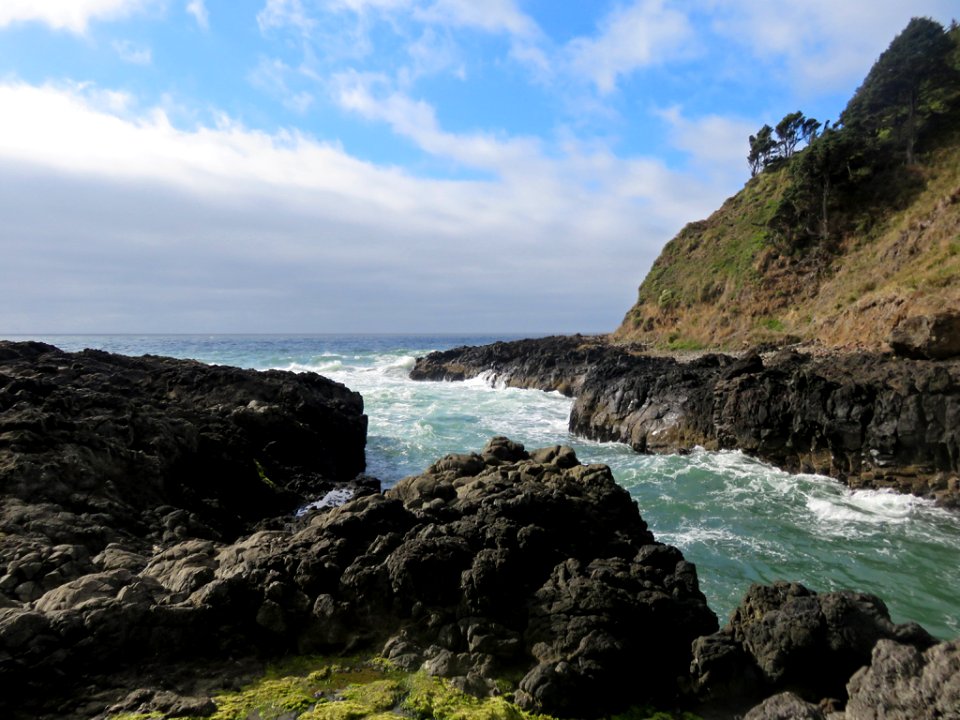 Devil's Churn at Cape Perpetua in Oregon