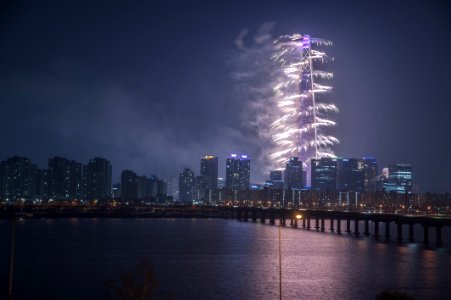 Lotte Tower Firework photo