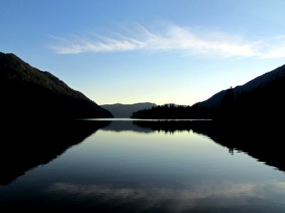 Lake Crescent at Olympic NP in WA photo