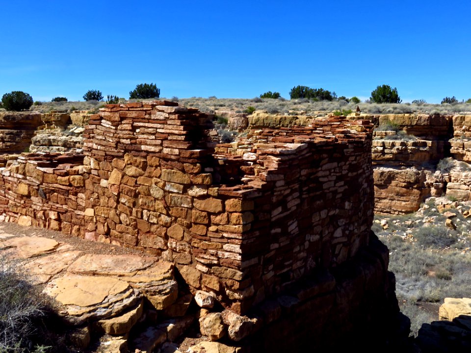 Lomaki Pueblo Ruin at Wupatki NM in AZ