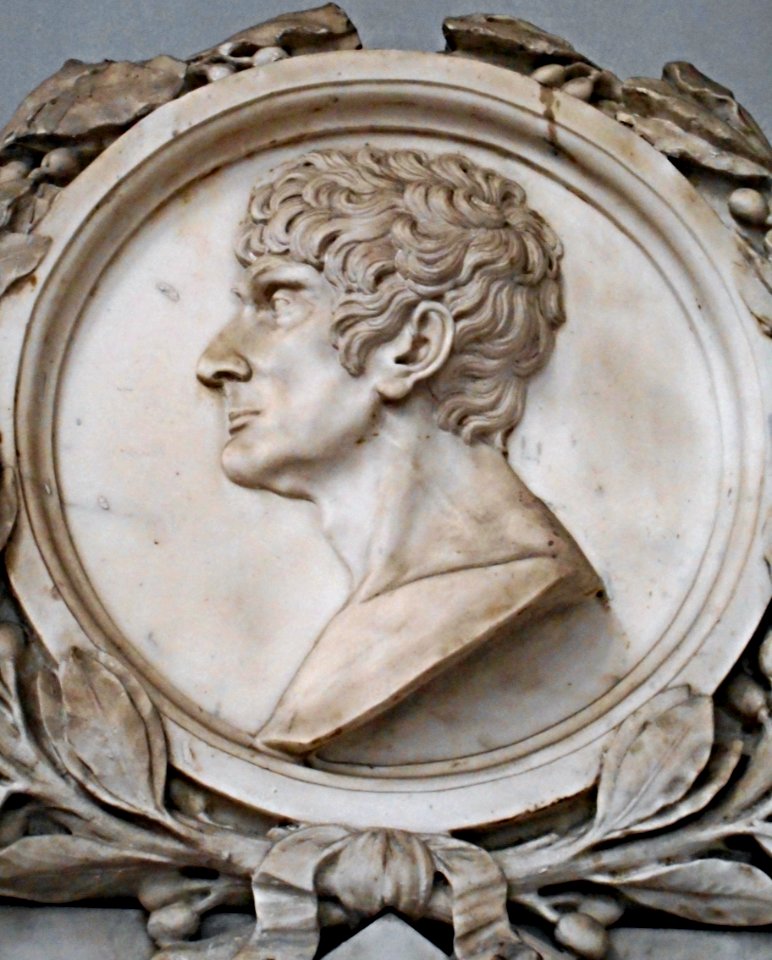 Sepulchre of Giovanni Paisiello (Taranto 1740-Naples 1816) - Sculptor (1817) Angelo Viva (Naples 1748-Naples 1837) - Donnalbina Church in Naples