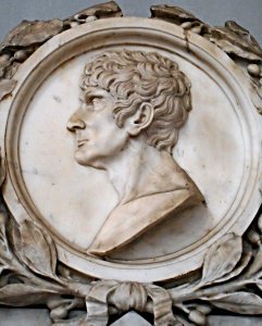 Sepulchre of Giovanni Paisiello (Taranto 1740-Naples 1816) - Sculptor (1817) Angelo Viva (Naples 1748-Naples 1837) - Donnalbina Church in Naples