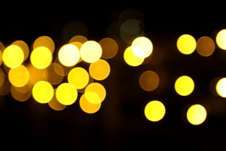 Bokeh lens out of focus
