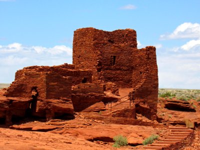 Wukoki Ruin at Wupatki NM in Arizona photo