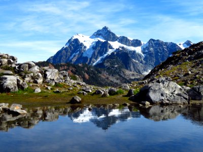 Mount Shuksan in WA photo