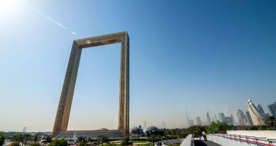 Dubai Frame in Dubai, UAE photo