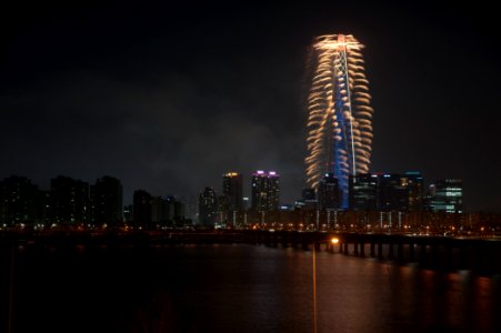 Lotte Tower Firework photo