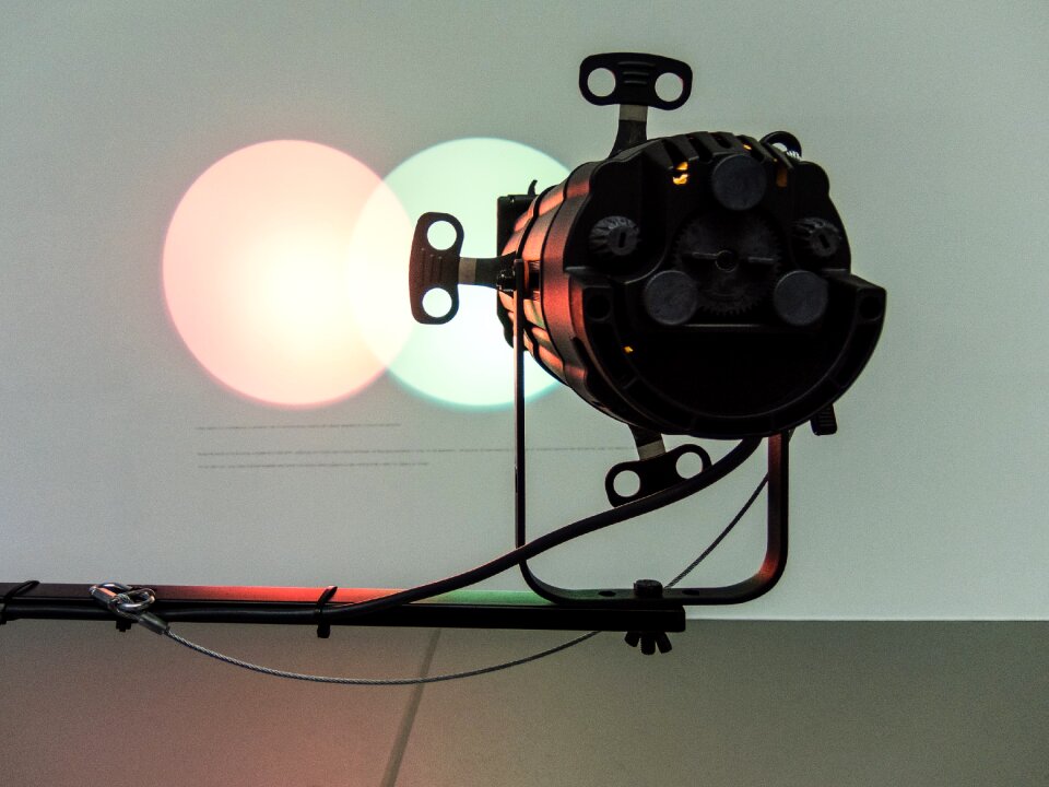 Lighting colorful lamp