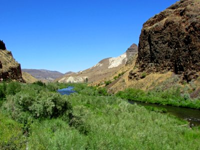 John Day River at John Day Fossil Beds NM in OR