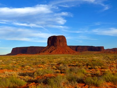 Sunset on Navajo Land at Arizona / Utah Border photo