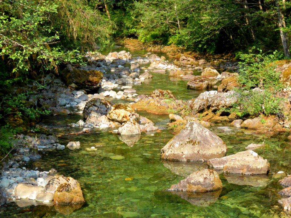 Santiam River at Opal Creek Wilderness in Oregon